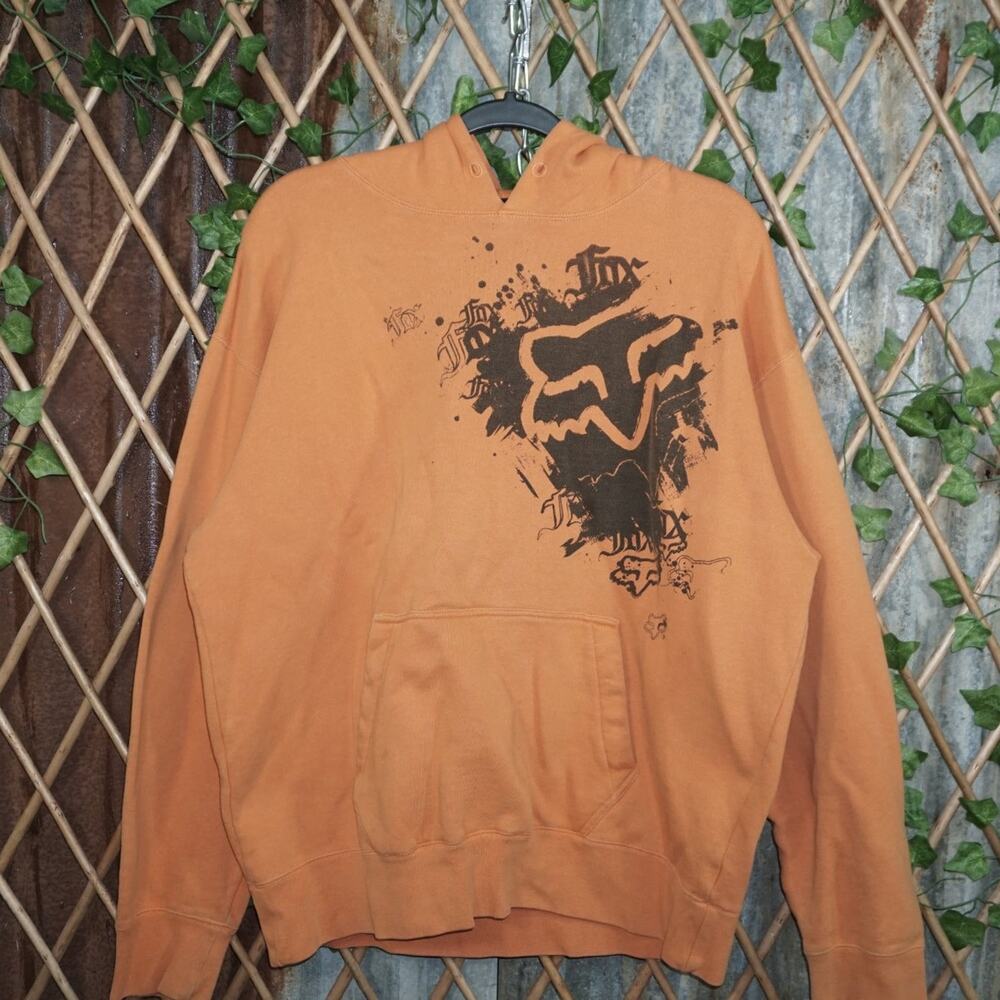 XL - Vintage Y2K Fox Racing Hoodies grunge description - Picture 1 of 4
